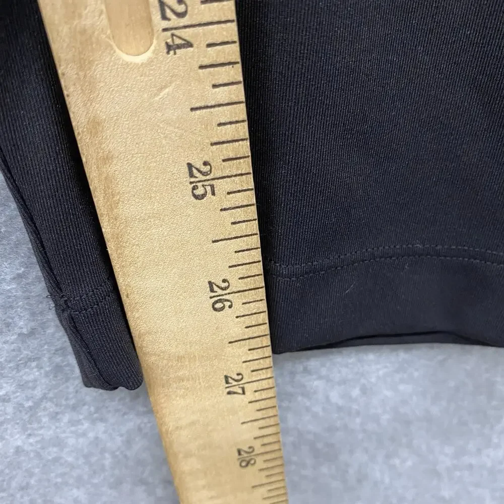 Lululemon On The Fly Pants Women 4 Black Luxtreme 28” Stretch Travel Tapered